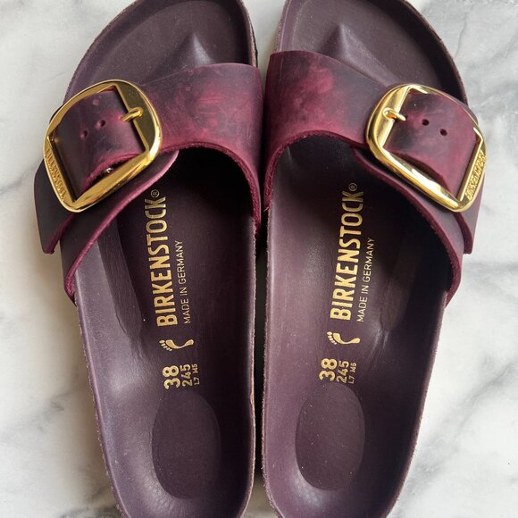 Birkenstock Shoes - Madrid Big Buckle Slide Sandal